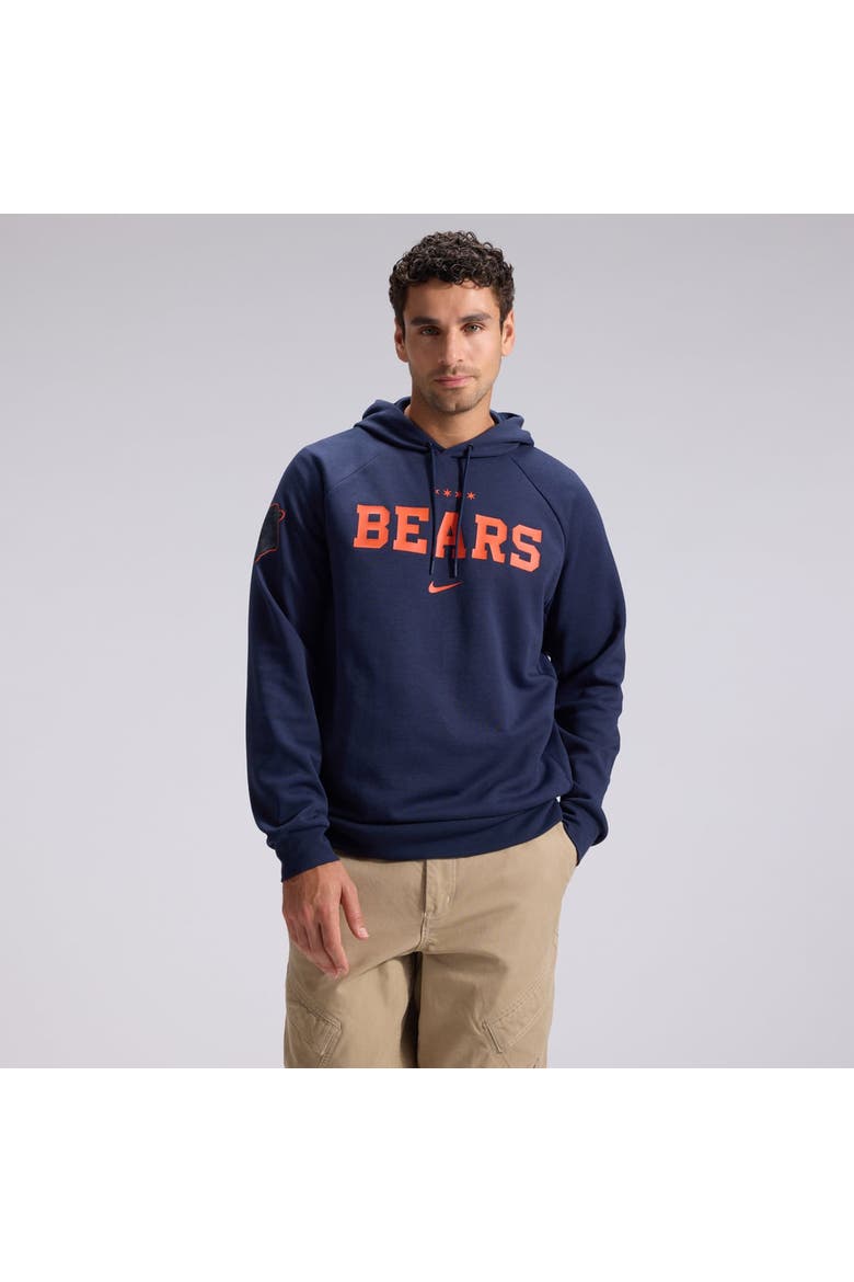 Men's Nike  Navy Chicago Bears 2026 Rivalries Collection Dri-FIT Pullover Hoodie, Main, color, Navy