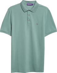 Ralph Lauren Purple Label Embroidered Logo Cotton Piqué Polo