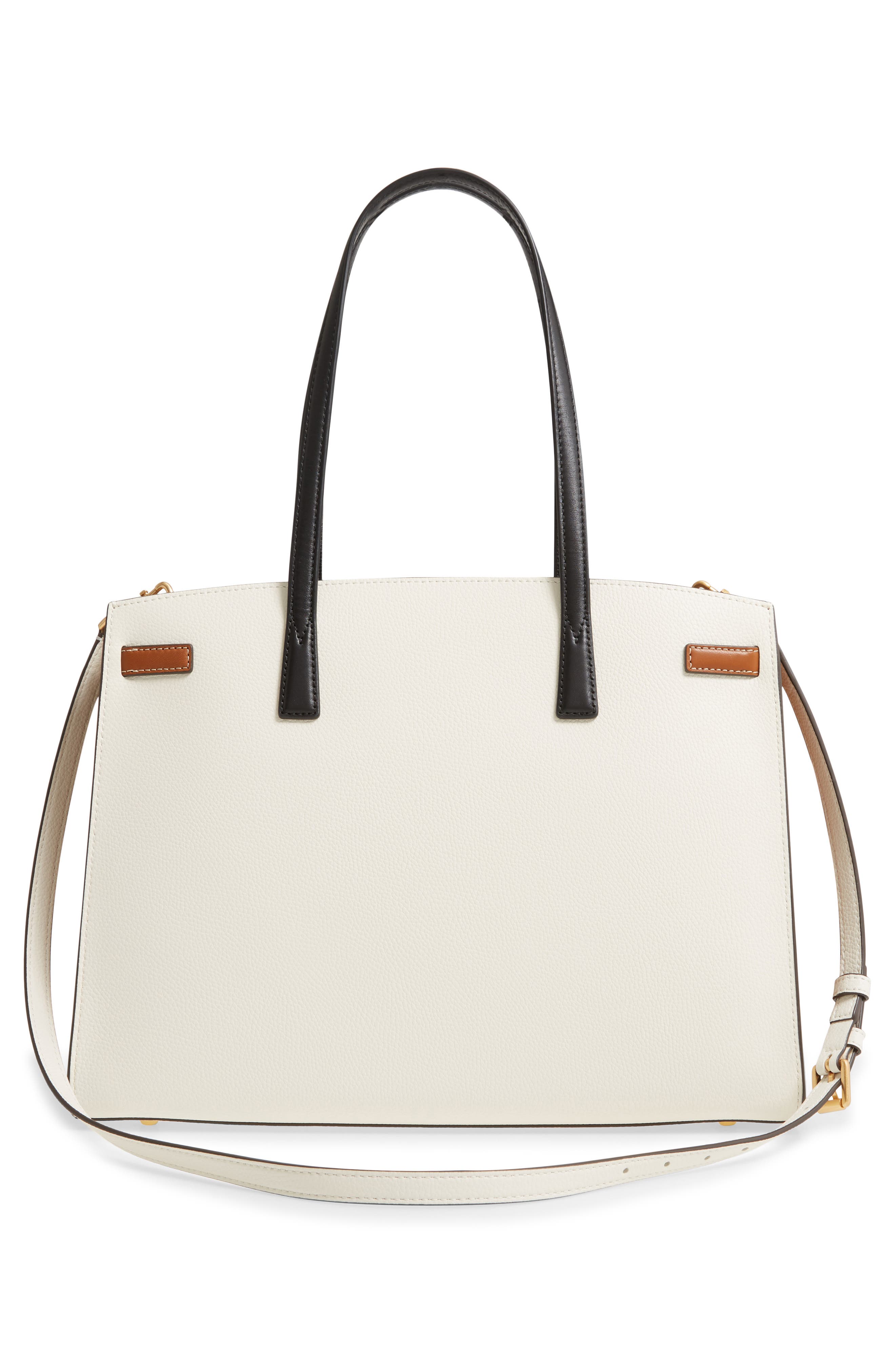 Tory Burch Walker Colorblock Leather Satchel, Alternate, color, 