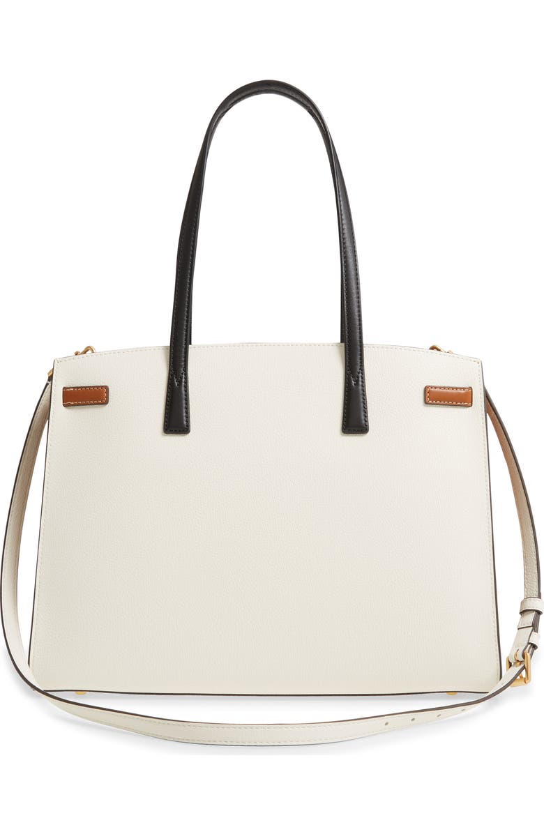 Tory Burch Walker Colorblock Leather Satchel, Alternate, color,