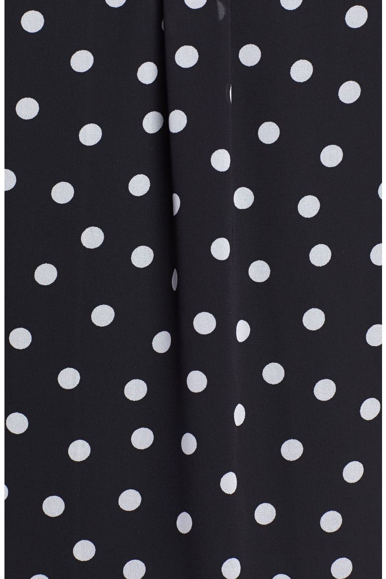 'Playful Polka Dots' Shirt, Alternate, color, RICH BLACK