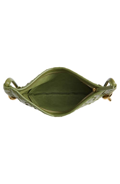 Bottega Veneta Mini Solstice Intrecciato Leather Hobo Bag