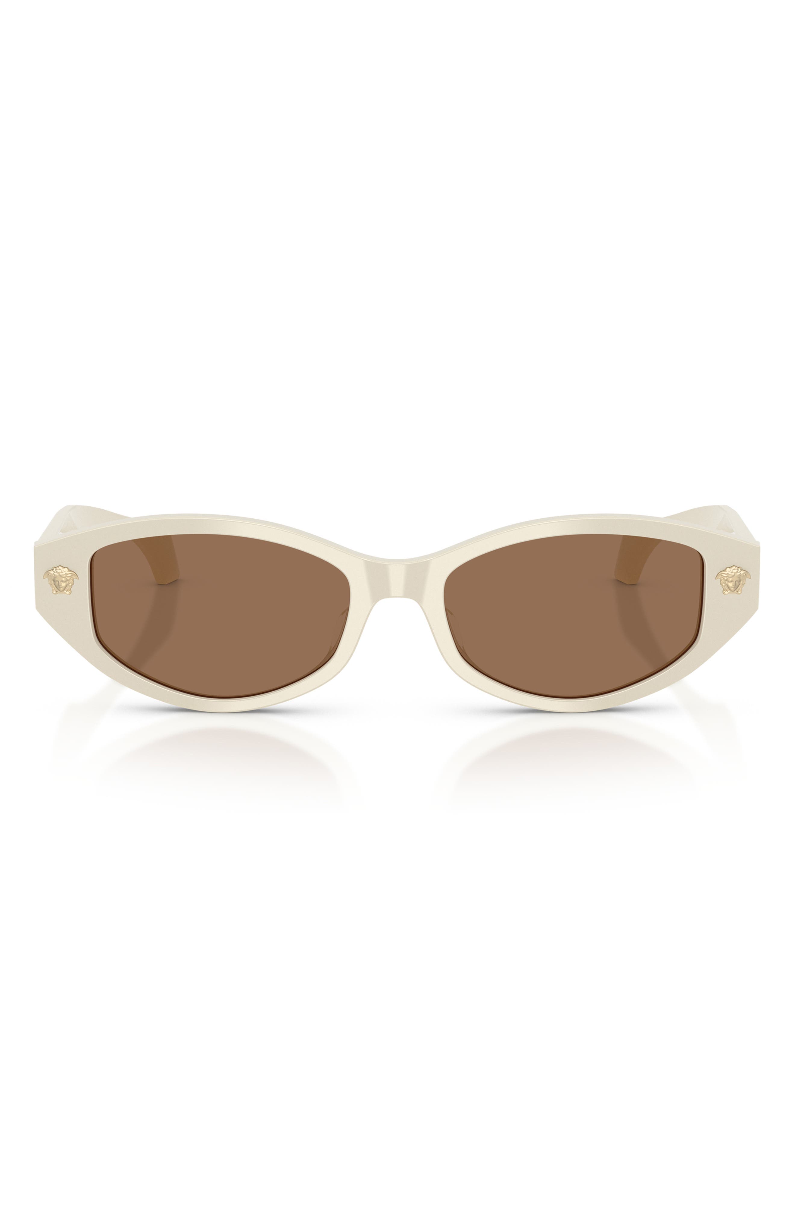 selected WHITE TALC / DARK BROWN