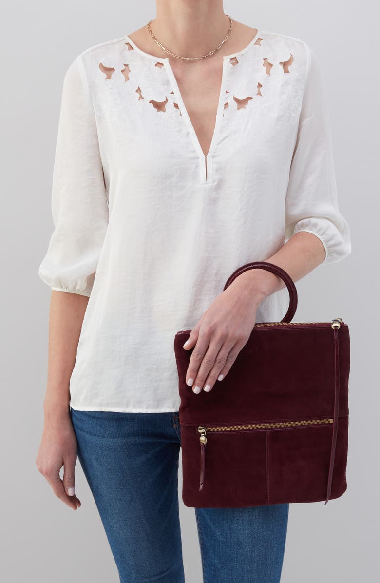 HOBO Heidi Leather Clutch, Alternate, color,