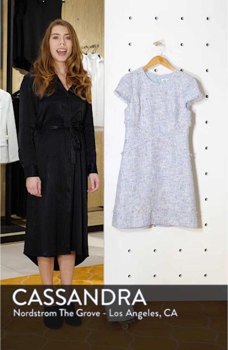 Sheath Tweed Sheath Dress, sales video thumbnail