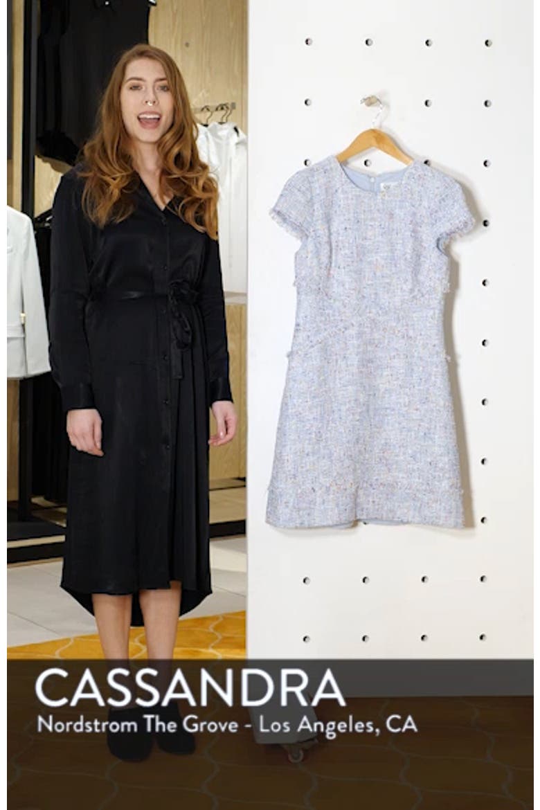 Sheath Tweed Sheath Dress video