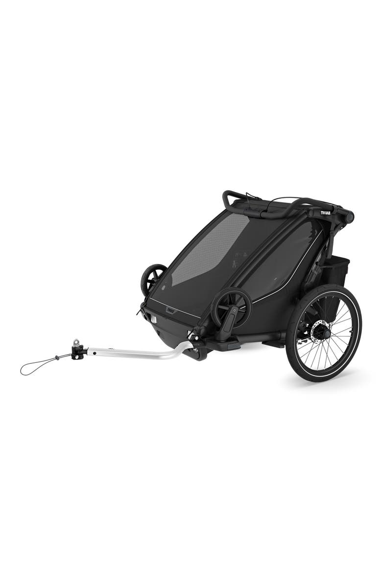 Chariot Sport 2 Multisport Double Cycle Trailer/Stroller, Alternate, color, BLACK