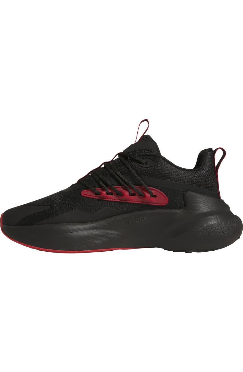 adidas Alphaboost v2 Team Colors Running Shoe, Alternate, color, Black/ Team Power Red/ White
