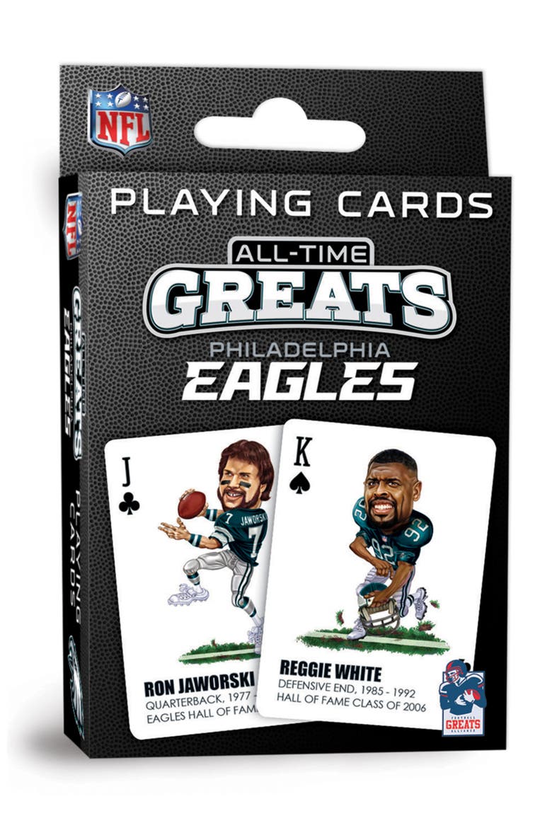 Philadelphia Eagles Playing Cards, Main, color, Multicolor