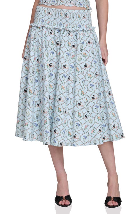 Smocked Circle Skirt