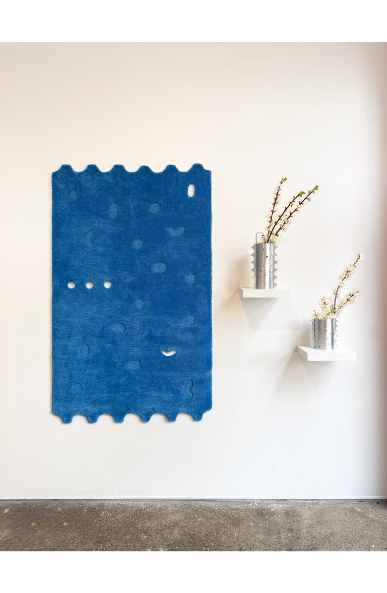 Form & Seek Postmark Carpet, Alternate, color, Blue