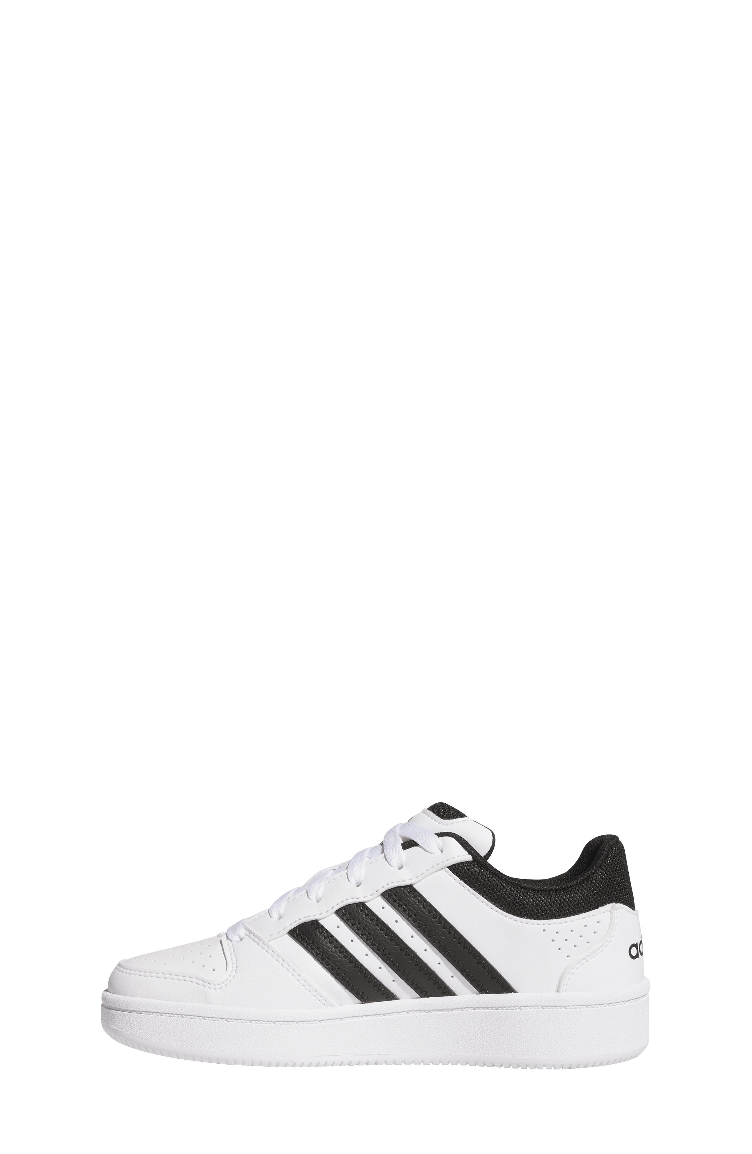 adidas Kids' Hoops Classic Sneaker, Alternate, color, White/ Black/ Orbit Grey