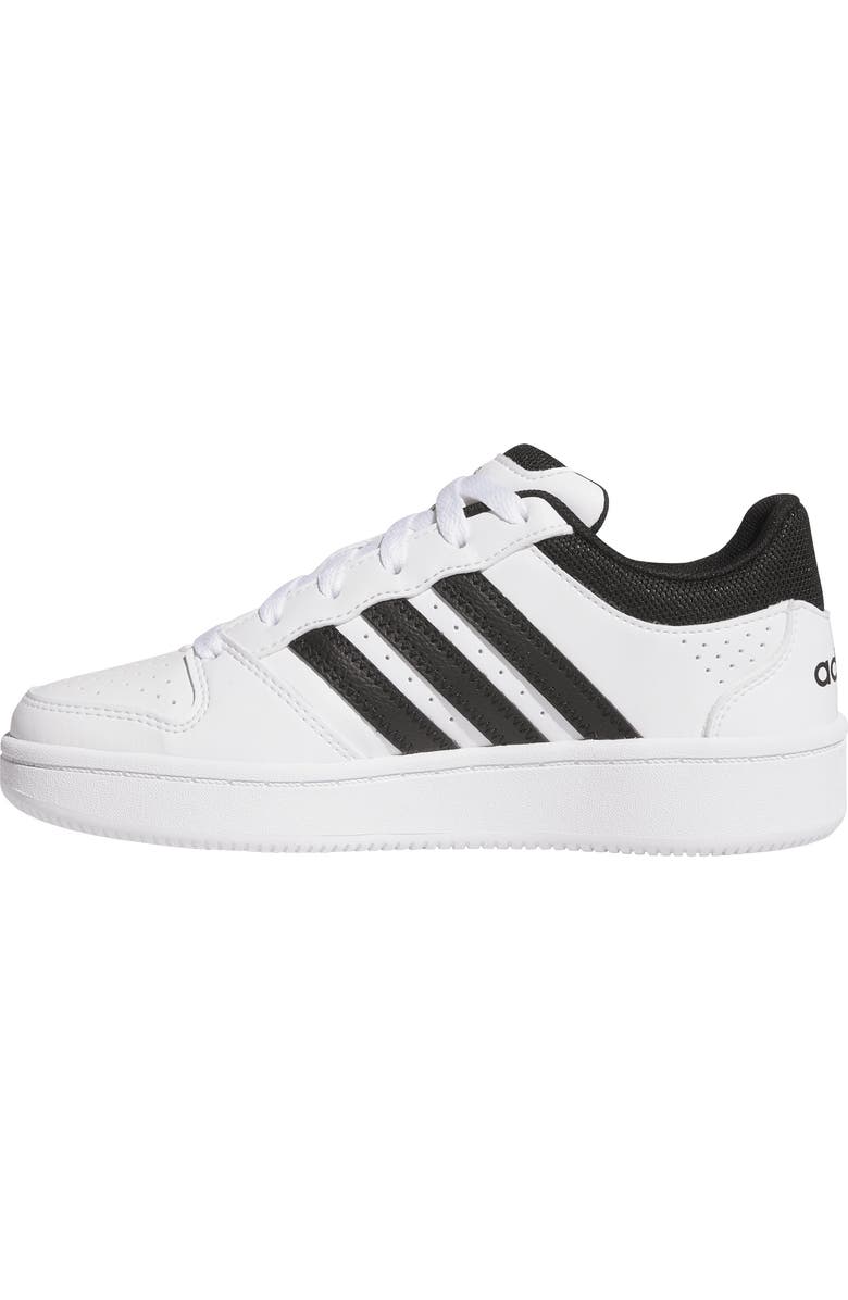 adidas Kids' Hoops Classic Sneaker, Alternate, color, White/ Black/ Orbit Grey