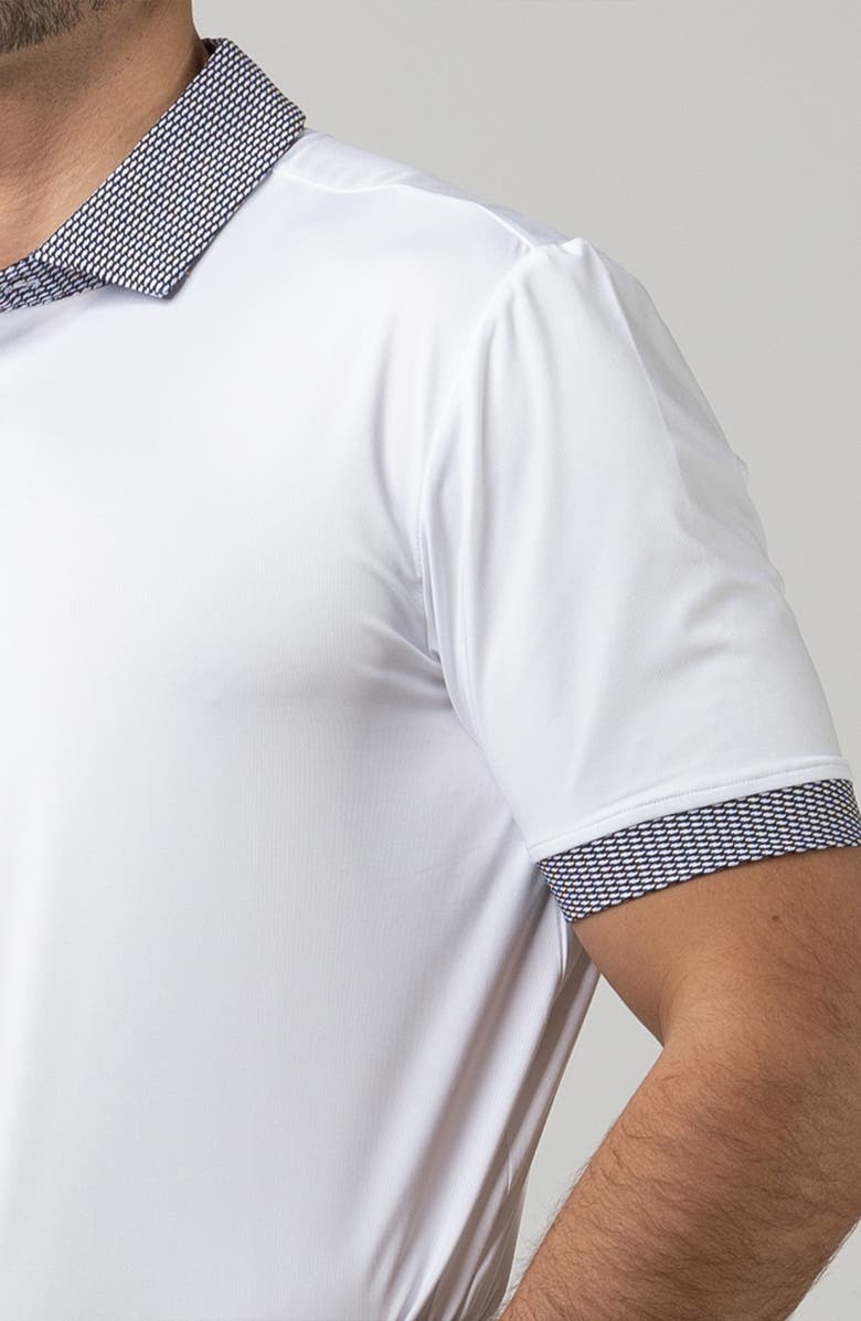 LEVELWEAR Thomas Knit Polo, Alternate, color, White