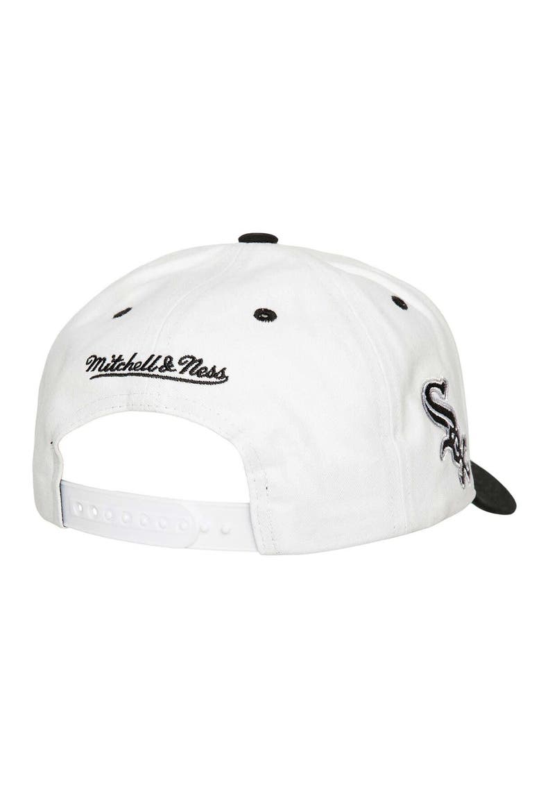 Men's Mitchell & Ness White Chicago White Sox Cooperstown Collection Tail Sweep Pro Snapback Hat, Alternate, color, White