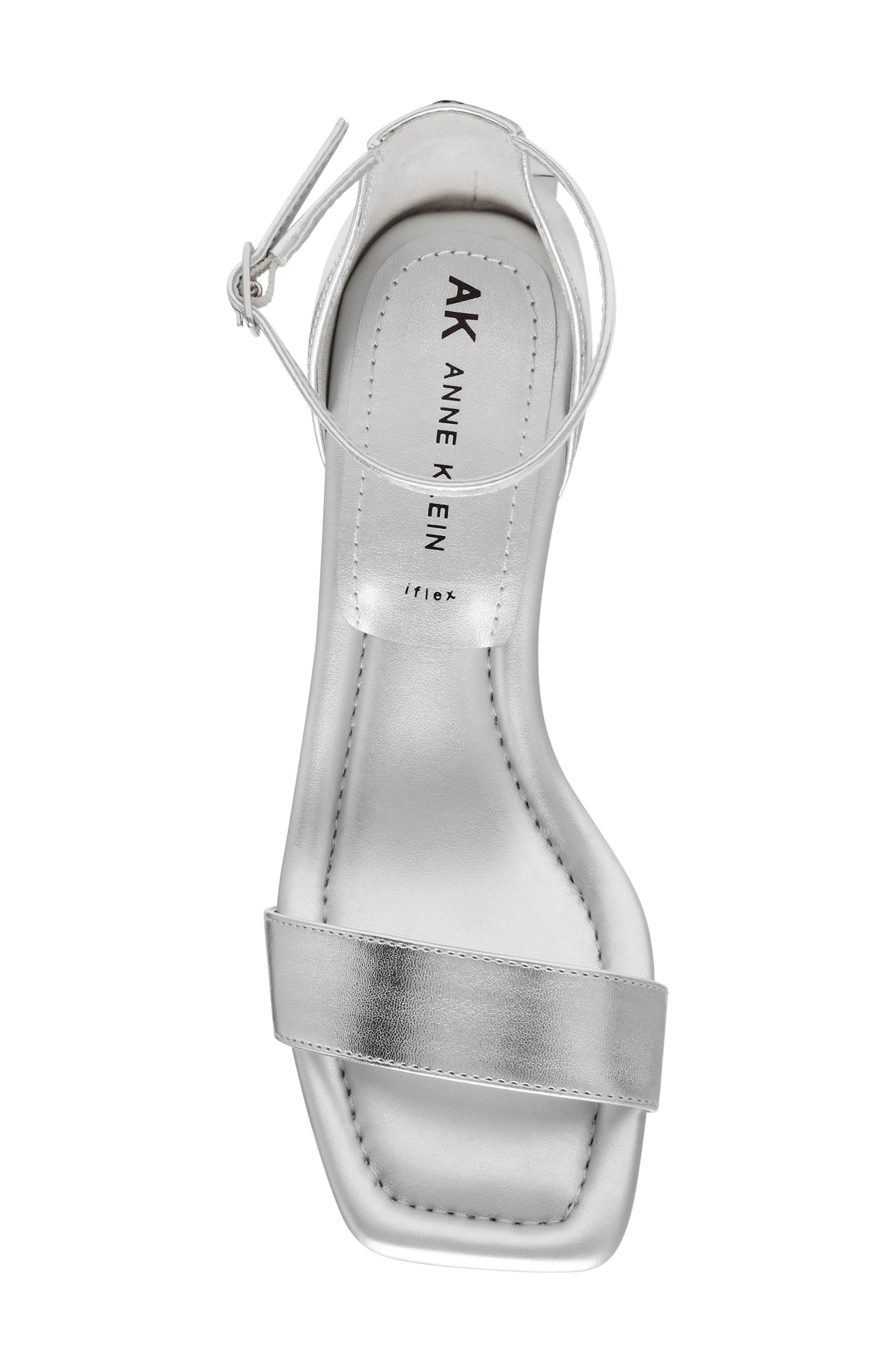 Anne Klein Jade Sandal, Alternate, color, Silver