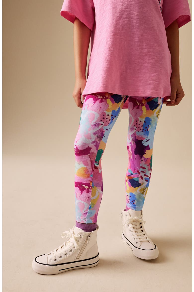 Kids' Unicorn Graphic T-Shirt & Leggings Set, Alternate, color, PINK