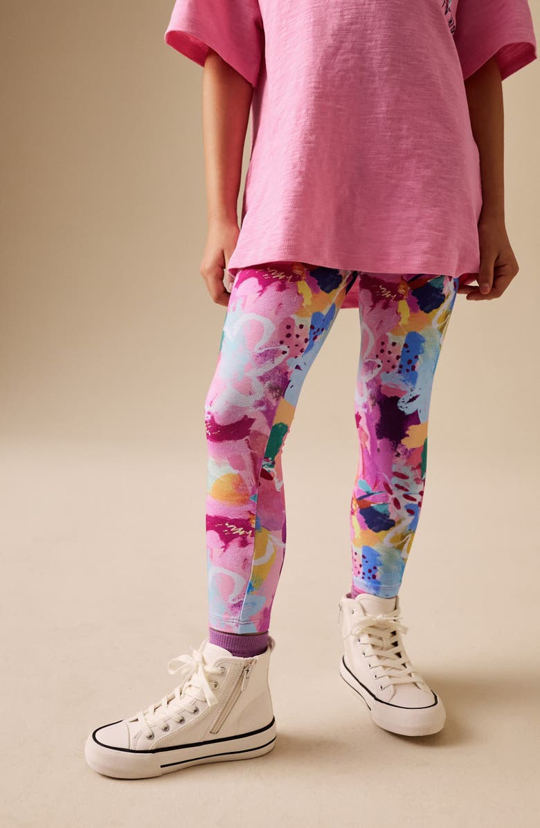 NEXT Kids' Unicorn Graphic T-Shirt & Leggings Set, Alternate, color, Pink