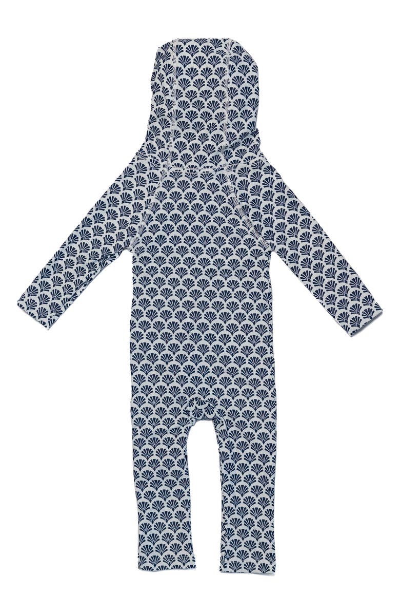 Lake Label Kids' Hooded Long Sleeve One-Piece Rashguard Swimsuit, Alternate, color, 