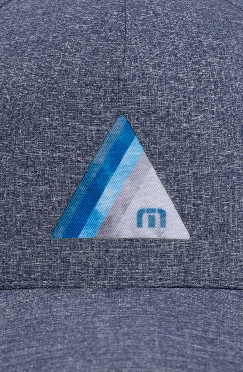 Travismathew The Heater Baseball Cap In Heather Blue