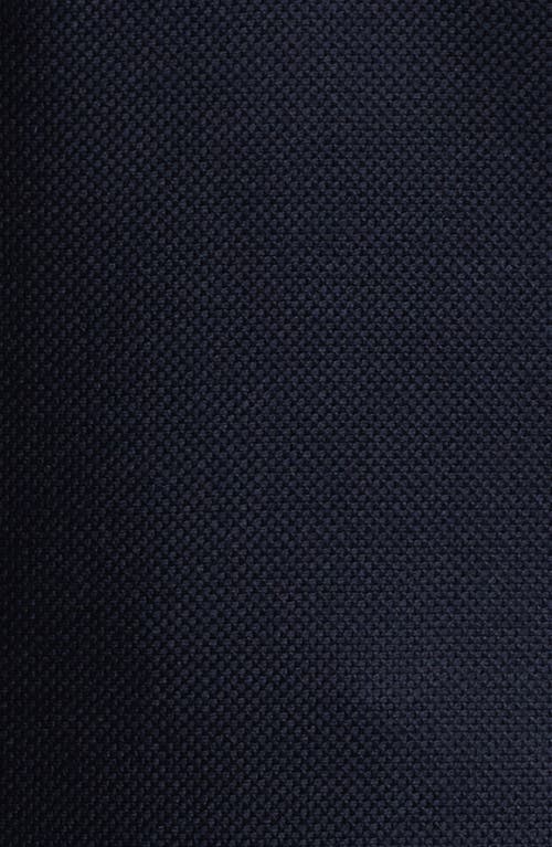 Shop Hugo Boss Boss Hutson Navy Textured Wool Sport Coat In Dark Blue