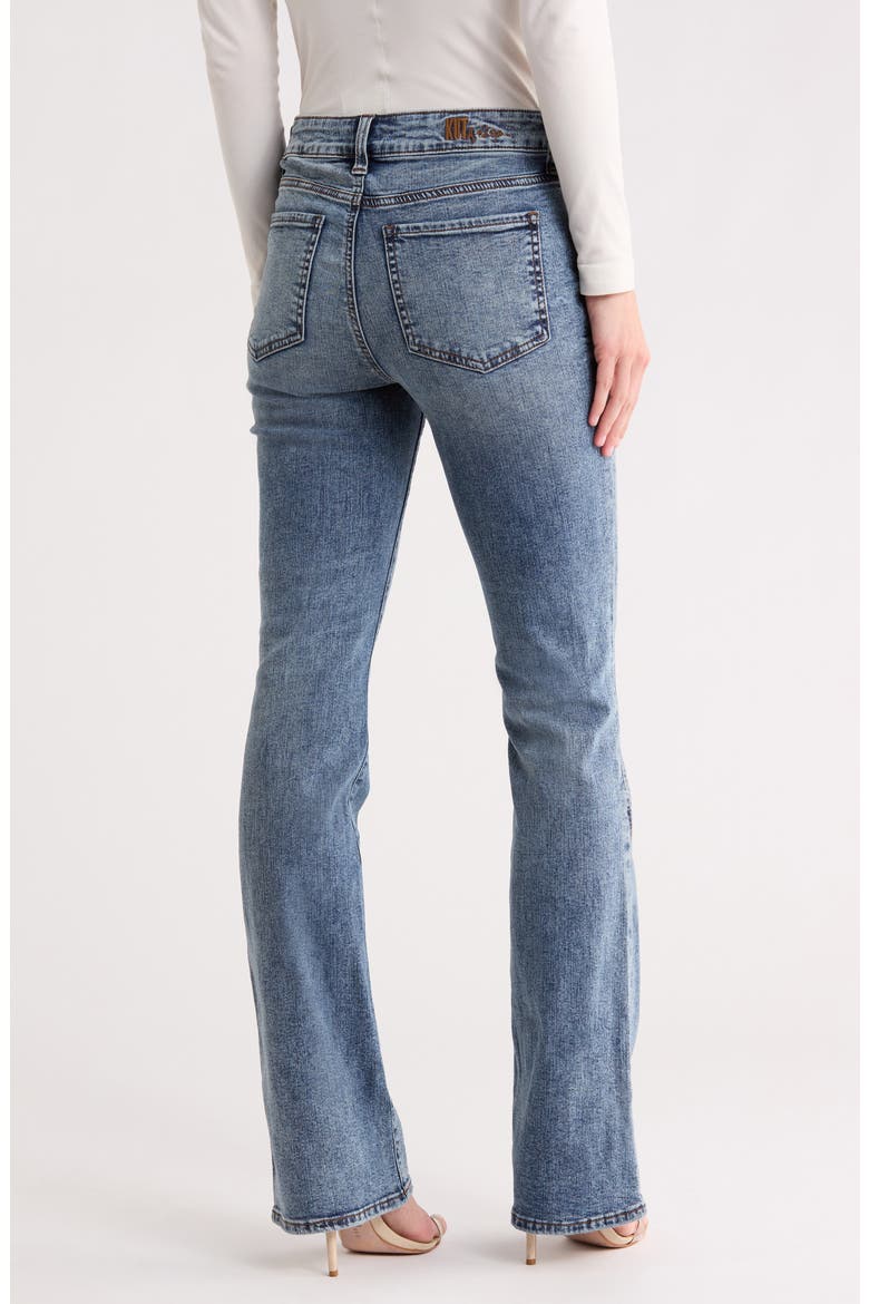 Nicole Seamed High Waist Bootcut Jeans, Alternate, color, DAPHNE