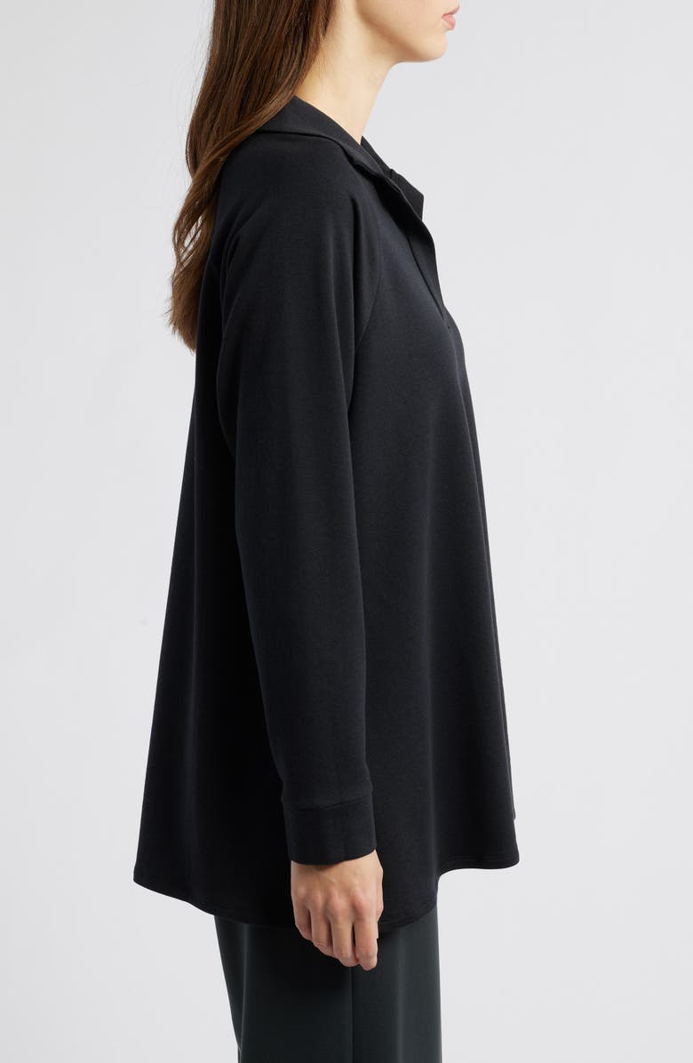 Eileen Fisher Johnny Collar Tunic Top, Alternate, color,
