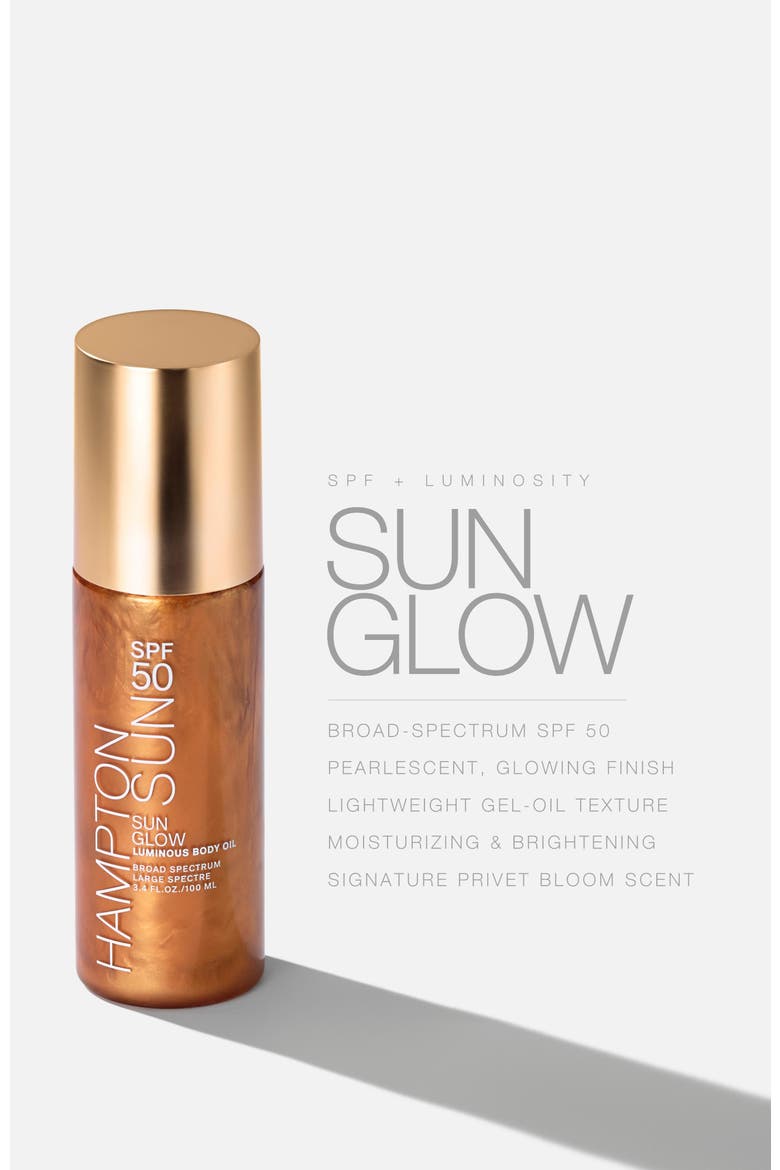 SPF 50 Sun Glow Luminous Body Oil, Alternate, color, None