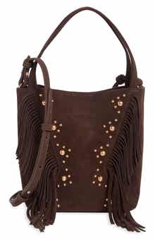 Rhett Fringe Suede Crossbody Bag
