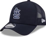 New Era Men's New Era Navy St. Louis Cardinals 2026 Batting Practice Apex 9FORTY Adjustable Trucker Hat