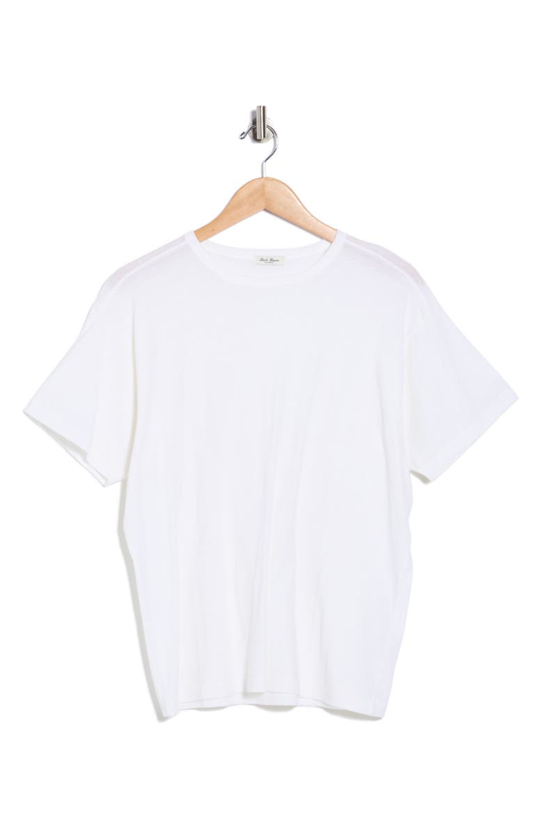 BUCK MASON Japanese De-Luxe Cotton & Linen Blend T-Shirt, Main, color, White