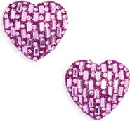 Leith Valentine's Day Heart Stud Earrings