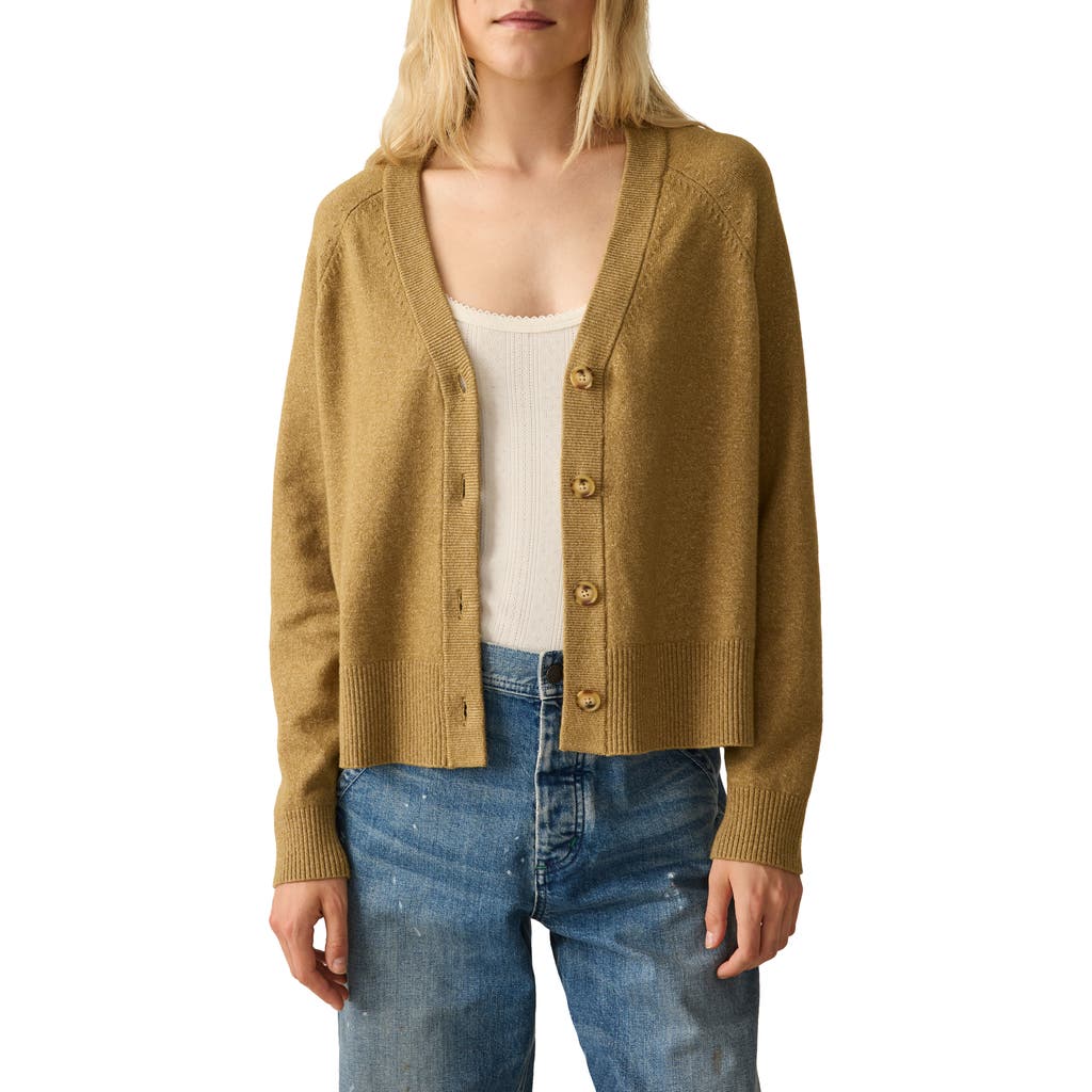 Faherty Jackson Cardigan In Antique Bronze