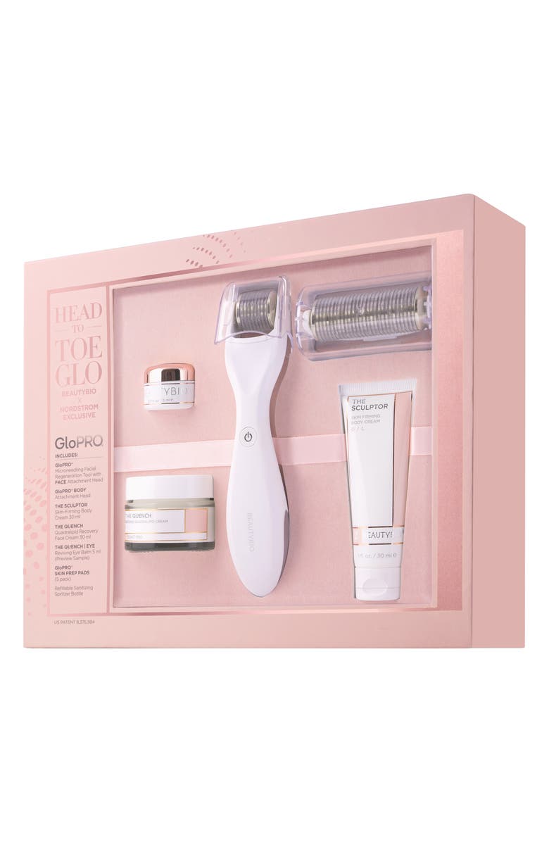 BeautyBio GloPRO<sup>®</sup> Microneedling Regeneration Head-to-Toe Glo Set, Alternate, color,