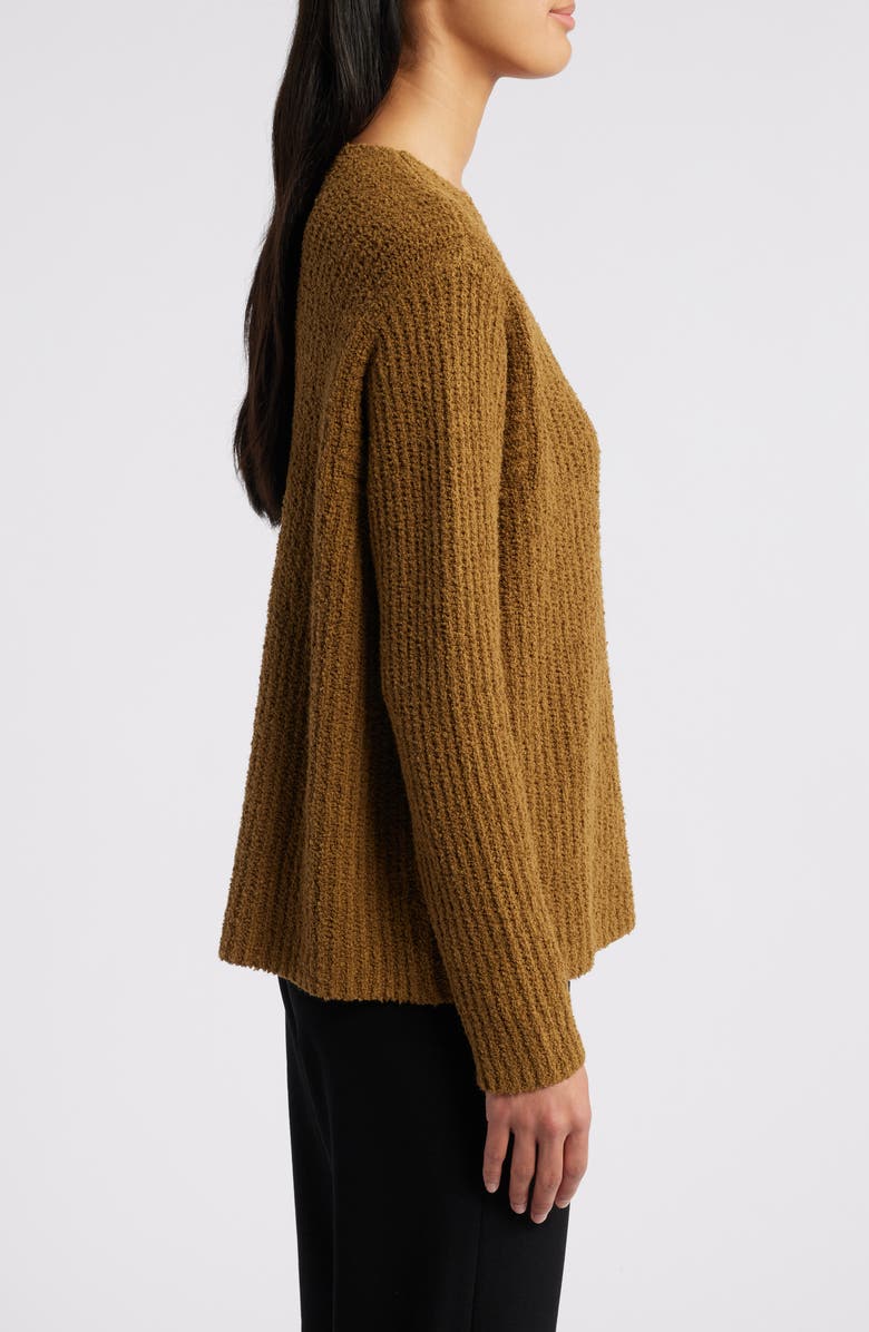 Eileen Fisher V-Neck Organic Cotton & Cashmere Blend Sweater, Alternate, color, Gdfef