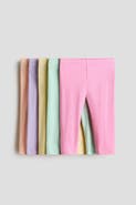 H&M 5-pack Cotton Capri Leggings