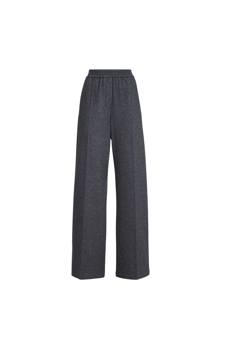 Brunello Cucinelli Cashmere jersey trousers, Main, color, Anthracite