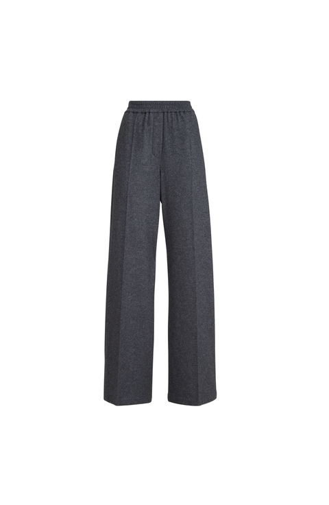 Cashmere jersey trousers