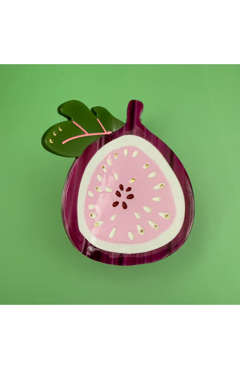 Centinelle Fig Hair Claw, Alternate, color,