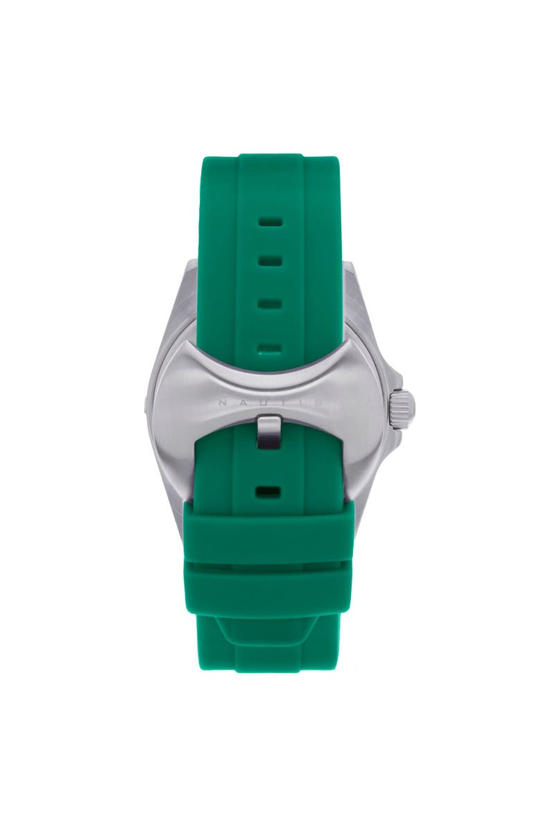 Nautis Interceptor Box Set with Interchangable Bands and Date Display, Alternate, color, Green