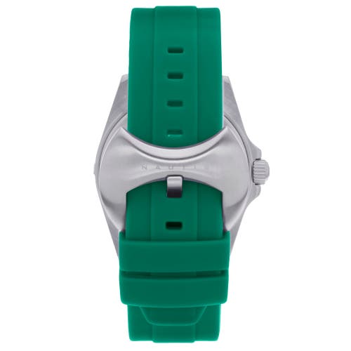 Nautis Interceptor Box Set With Interchangable Bands And Date Display In Green