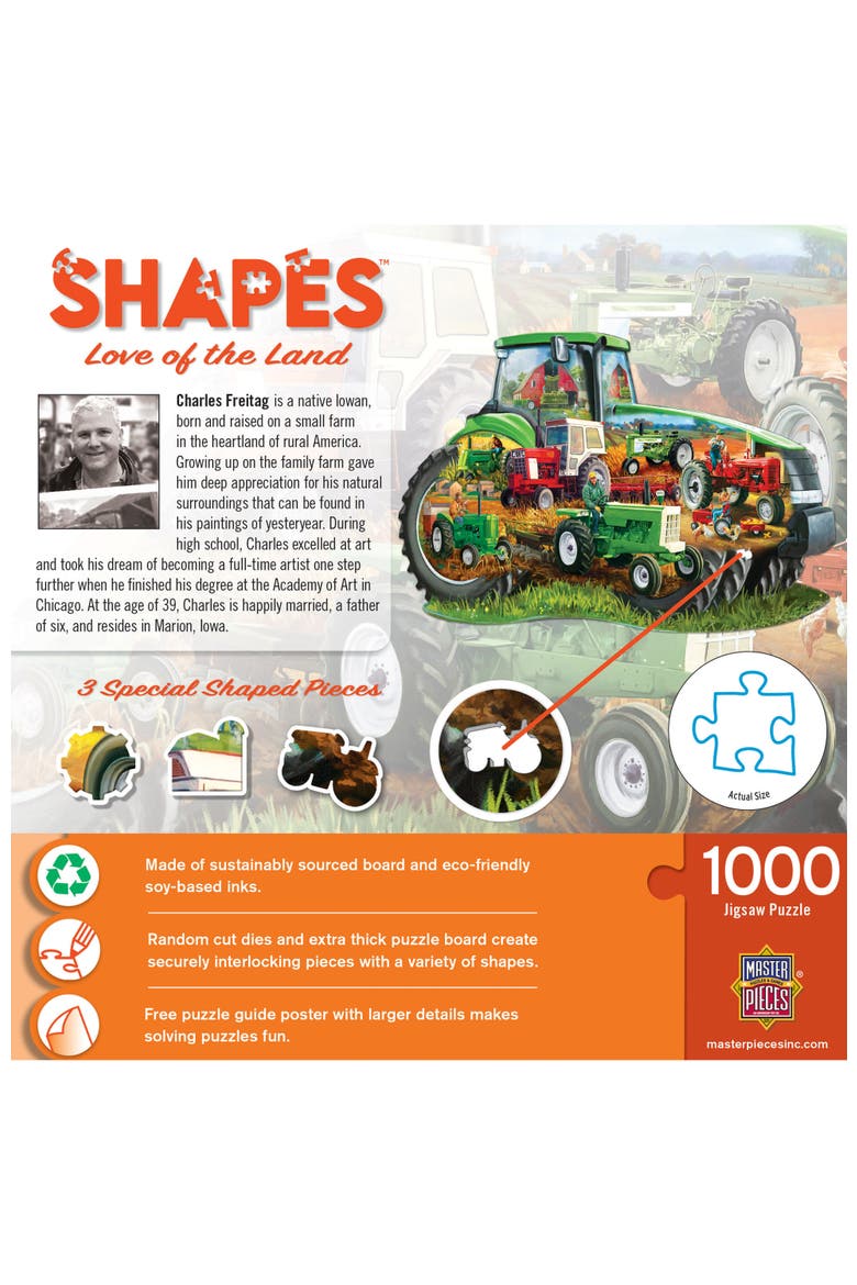 Love of the Land 1000pc Shaped Puzzle, Alternate, color, Multicolor