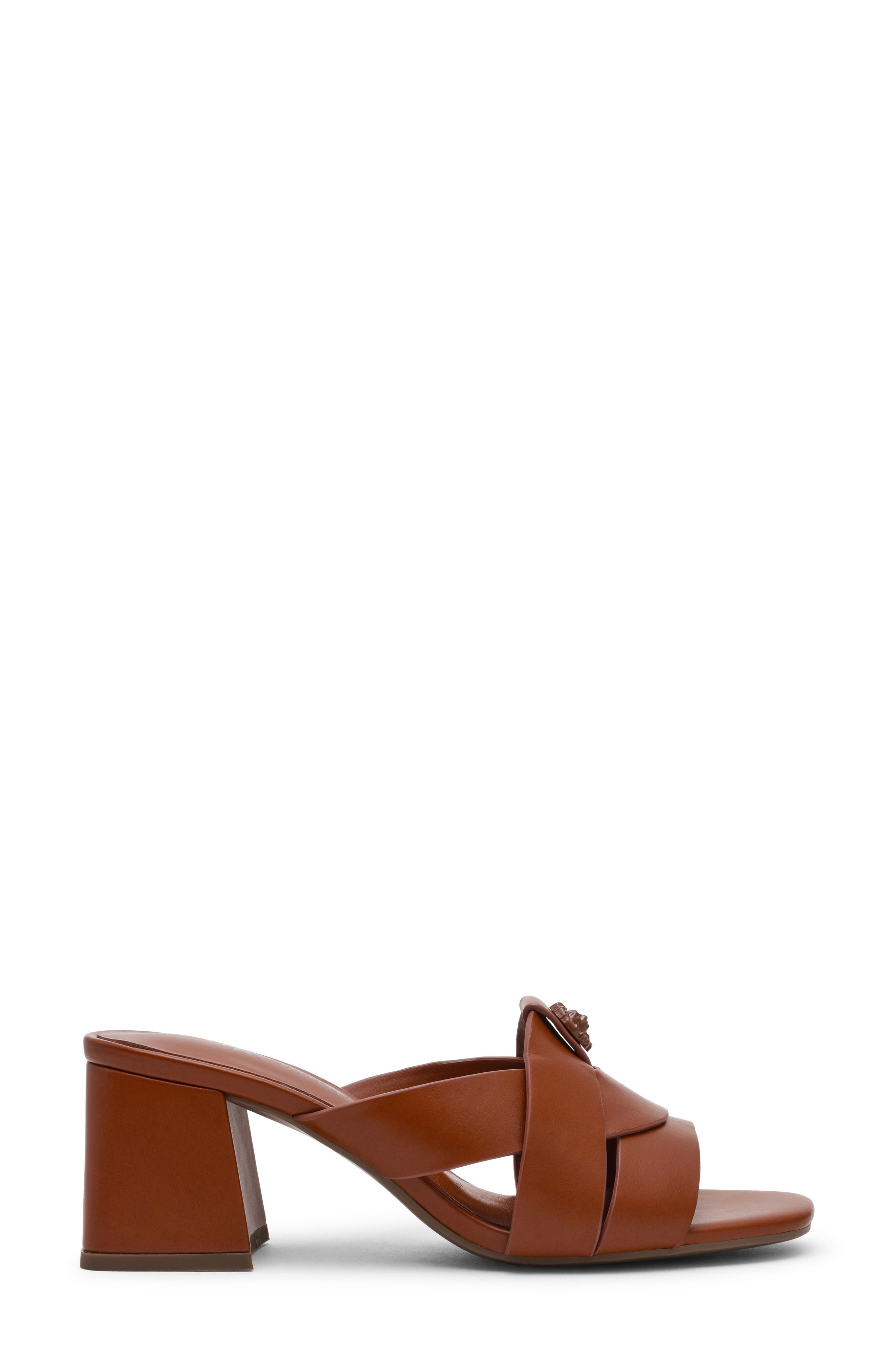Monda Block Heel Slide Sandal, Alternate, color, COFFEE PU