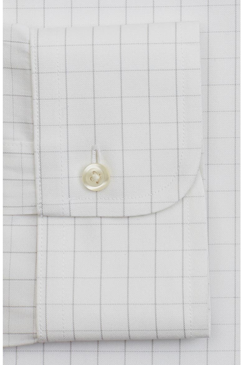 Regent Regular Fit Windowpane Dress Shirt, Alternate, color, OPEN WHITE