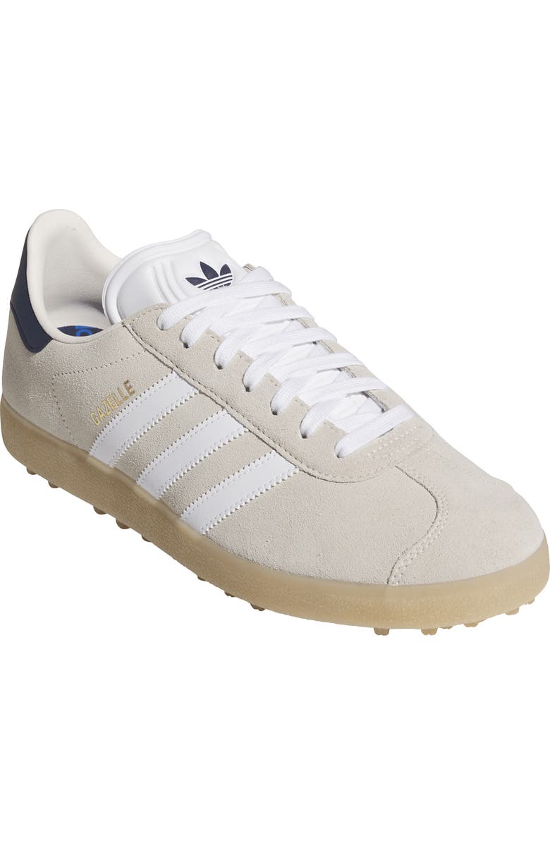 adidas Gazelle Spikeless Golf Shoe, Main, color, Cwhite/Ftw