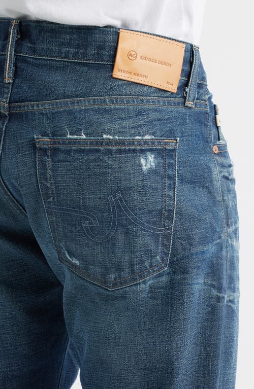 Ag Everett Slim Straight Leg Jeans In Blue