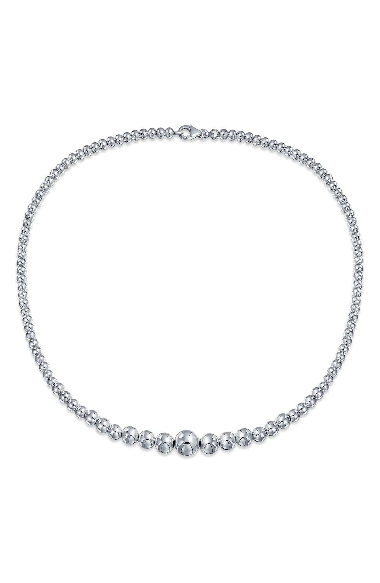 BLING JEWELRY Sterling Silver Calibrated Necklace