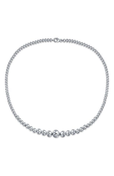 Sterling Silver Calibrated Necklace