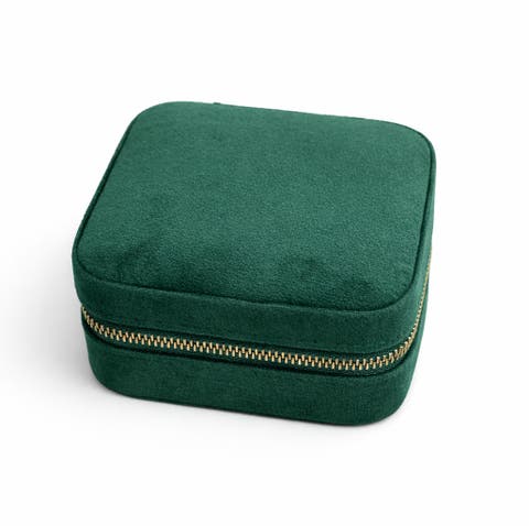Green Luxurious Jewelry Case Organizer