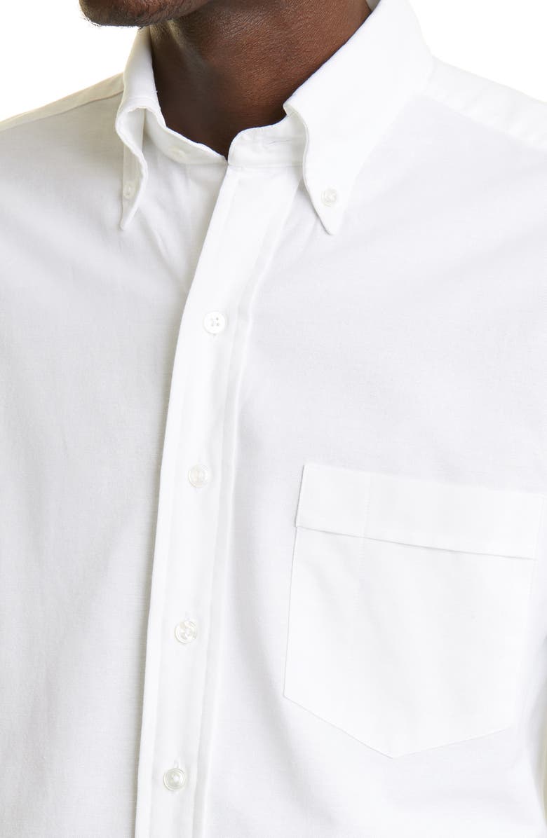 Drake's Oxford Cotton Button-Down Shirt, Alternate, color,
